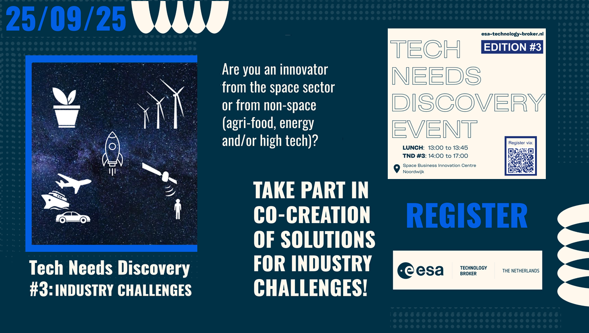 Register soon as spaces are limited! tech needs discovery broker event promo visual